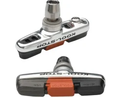 Kool Stop Cantilever Cross Brake Pads (Silver) (1 Pair) (Threaded Post) (Triple Compound)