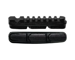 Kool Stop Dura2 Brake Pad Inserts (Black/Red) (1 Pair) (Black Compound) (For Shimano/SRAM)