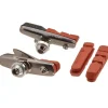 Kool Stop Dura Road Brake Pads (Silver) (Dual & Salmon Compound) (1 Pair + Extra Inserts) (For Shimano/SRAM) (Extra Set of Inserts)