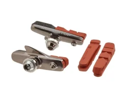 Kool Stop Dura Road Brake Pads (Silver) (Dual & Salmon Compound) (1 Pair + Extra Inserts) (For Shimano/SRAM) (Extra Set of Inserts)