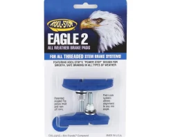 Kool Stop Eagle 2 Brake Pads (Blue) (1 Pair) (Threaded Post)
