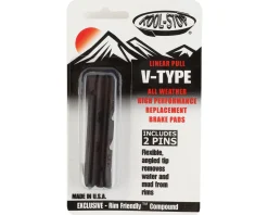 Kool Stop Linear Pull Brake Pad Inserts (1 Pair) (Black Compound) (Shimano V-Brake)