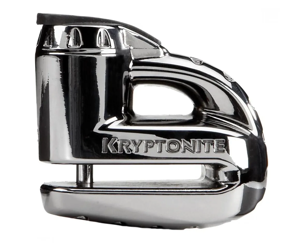 Kryptonite Keeper 5-S2 Disc Lock (Chrome) (w/Reminder Cable)