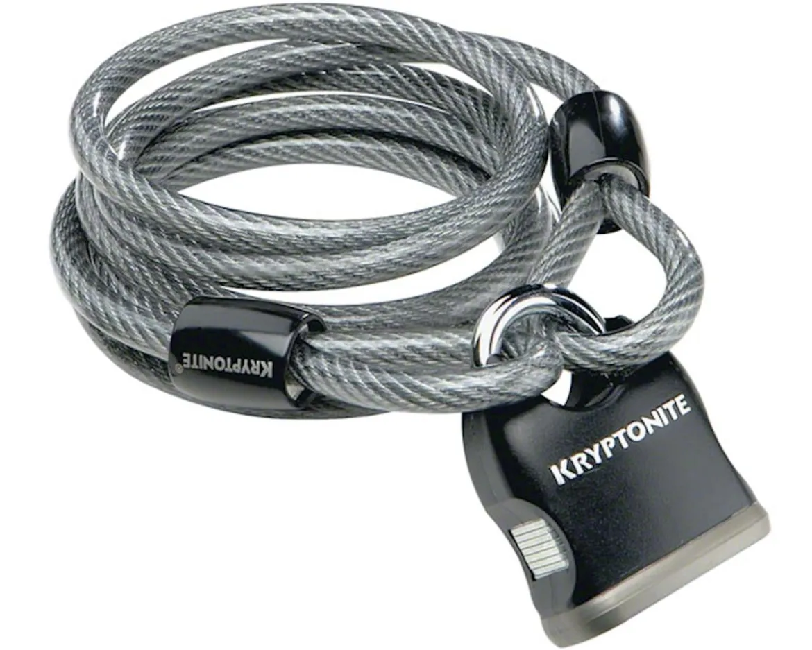 Kryptonite KryptoFlex Cable Lock w/ Key (6' x 8mm)
