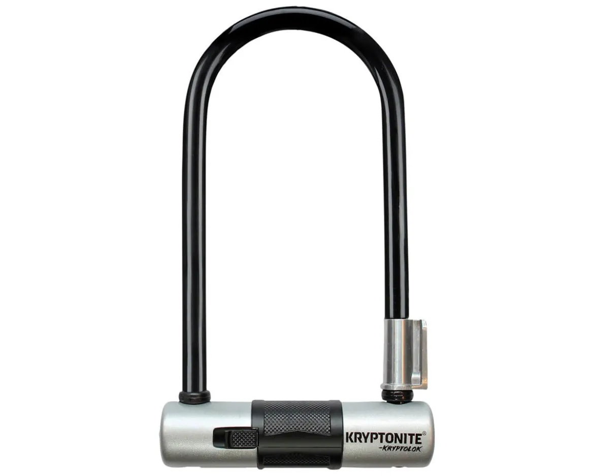 Kryptonite Kryptolok Combo U-Lock (Black/Grey) (4" x 9") (w/ Bracket)