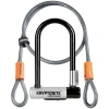 Kryptonite KryptoLok Mini-7 U-Lock with 4' Flex Cable and Bracket