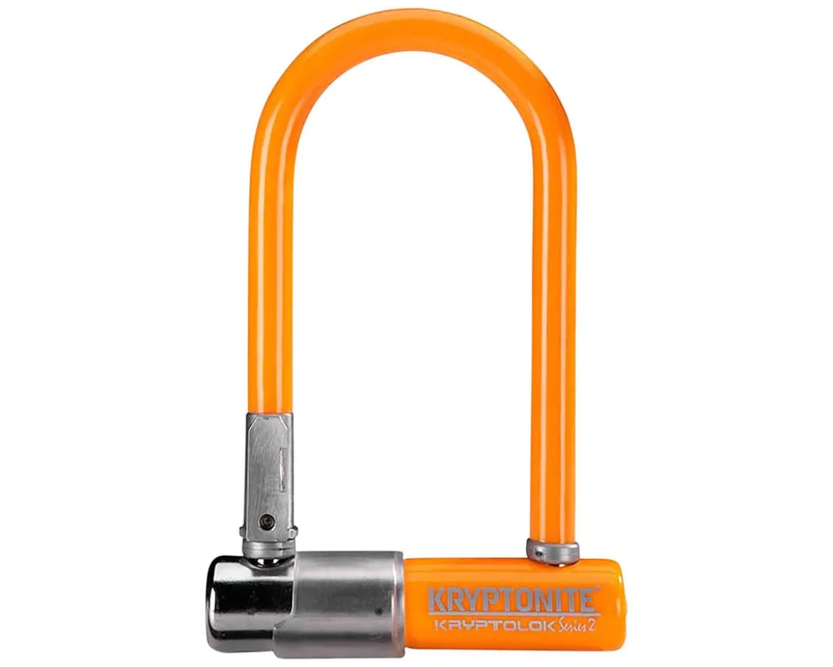 Kryptonite KryptoLok Mini-7 U-Lock (Orange) (3.25 x 7")