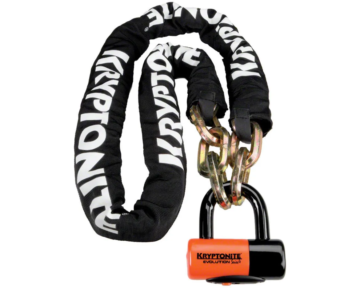 Kryptonite New York Chain 1217 and Evolution Disc Lock (170cm/5.5')