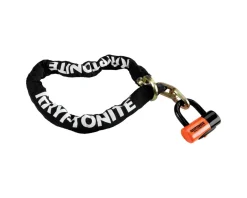 Kryptonite New York Cinch Chain 1213 and Evolution Disc Lock (130cm/4.25')