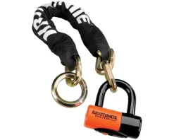 Kryptonite New York Cinch Chain 1275 and Evolution Disc Lock (70cm/2.5')