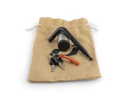 Kuat Hitch Lock (Silver/Black) (Version 4) (1899 - Mt. Rainier) (2