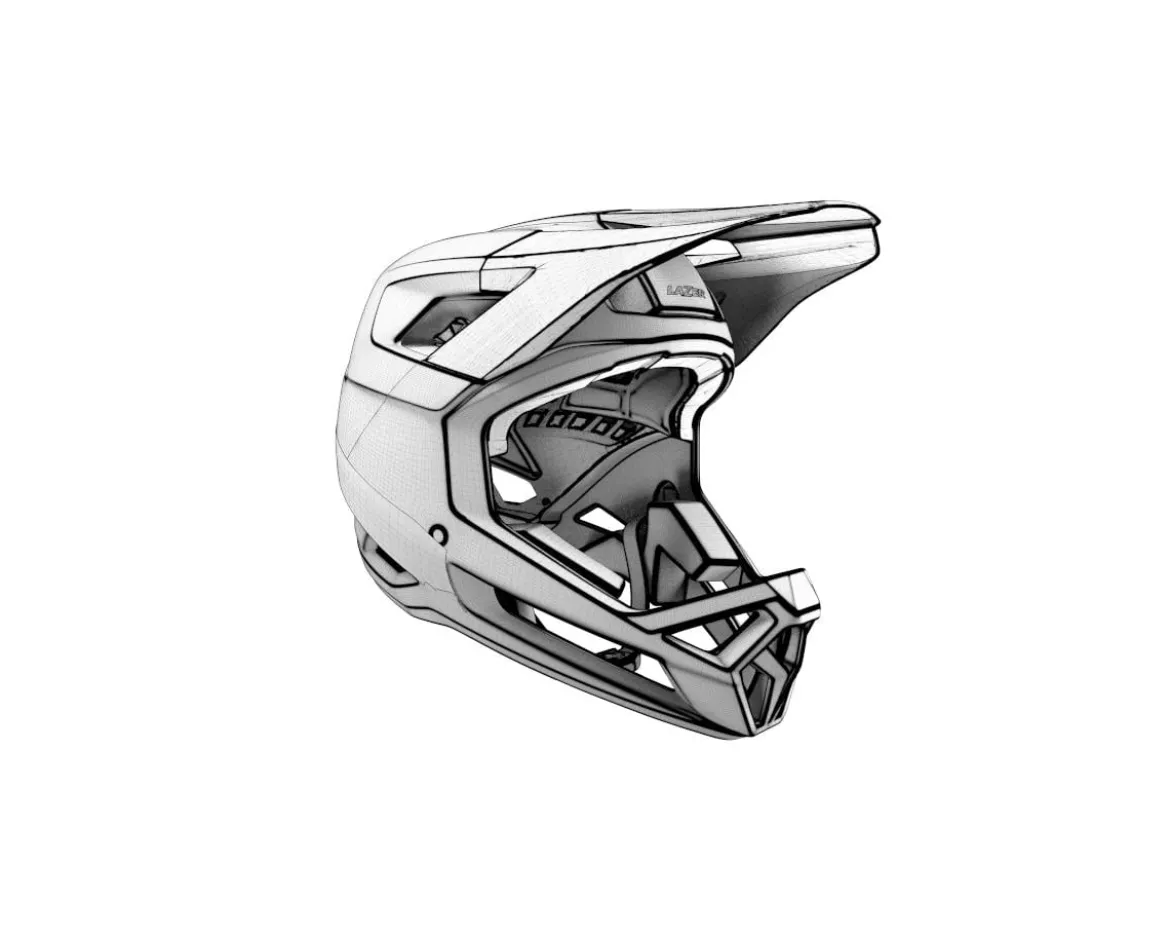 Lazer Cage KinetiCore Full Face Mountain Helmet (Matte Twilight) (S)