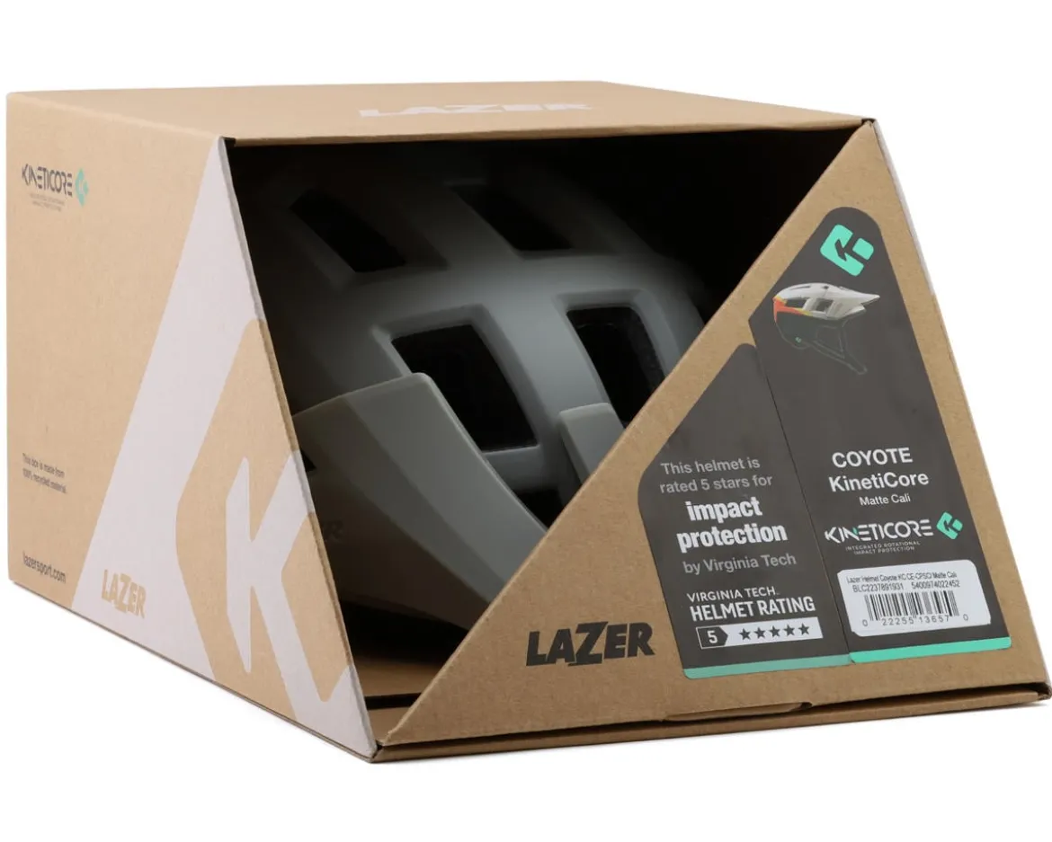 Lazer Coyote KinetiCore Trail Helmet (Matte Cali) (S)