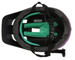 Lazer Finch KinetiCore Youth Helmet (Matte Metallic Purple Black) (Universal Youth)