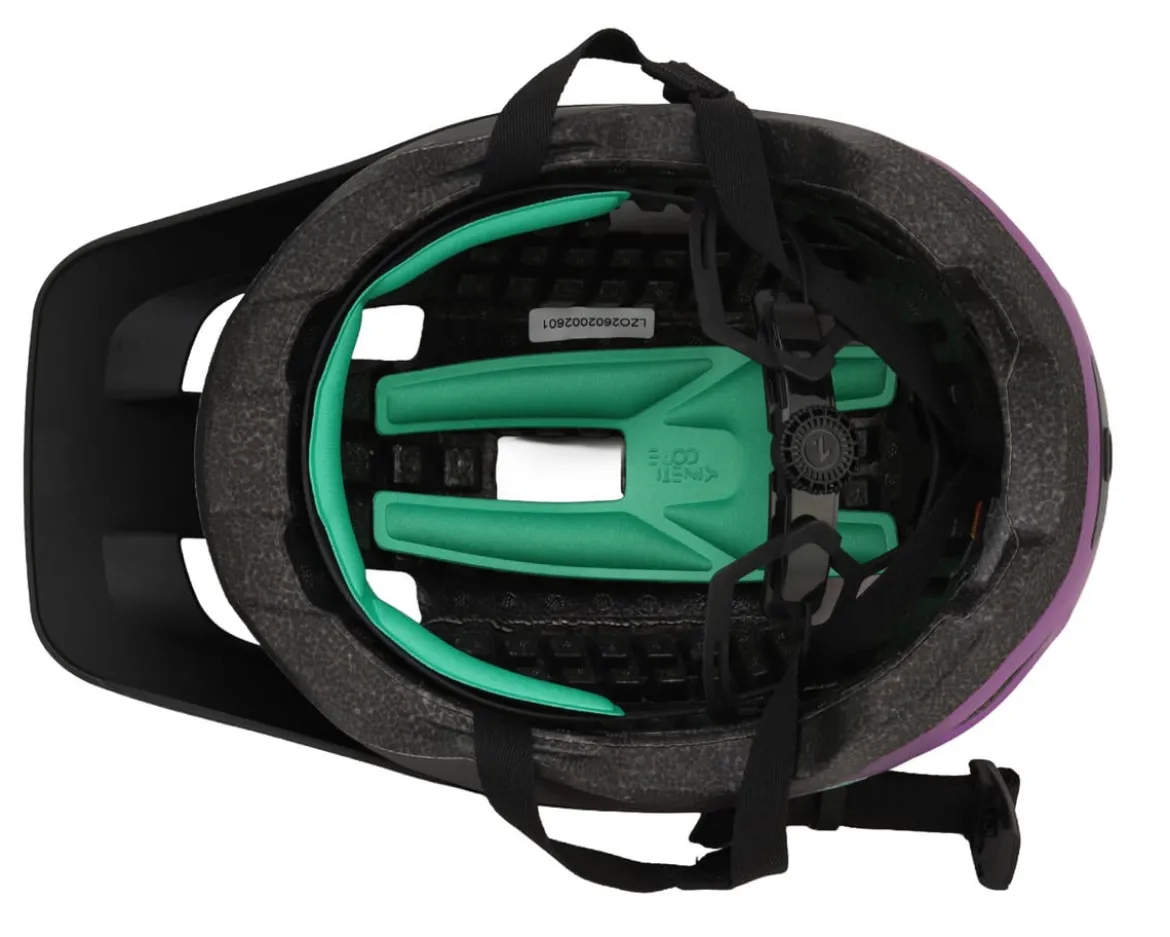 Lazer Finch KinetiCore Youth Helmet (Matte Metallic Purple Black) (Universal Youth)