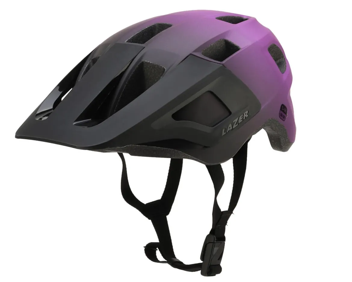 Lazer Finch KinetiCore Youth Helmet (Matte Metallic Purple Black) (Universal Youth)