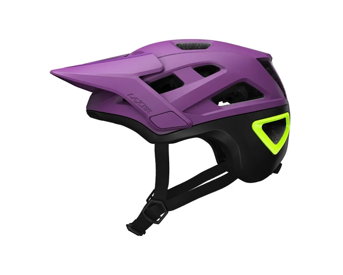 Lazer Jackal KinetiCore Trail Helmet (Matte Purple) (S)