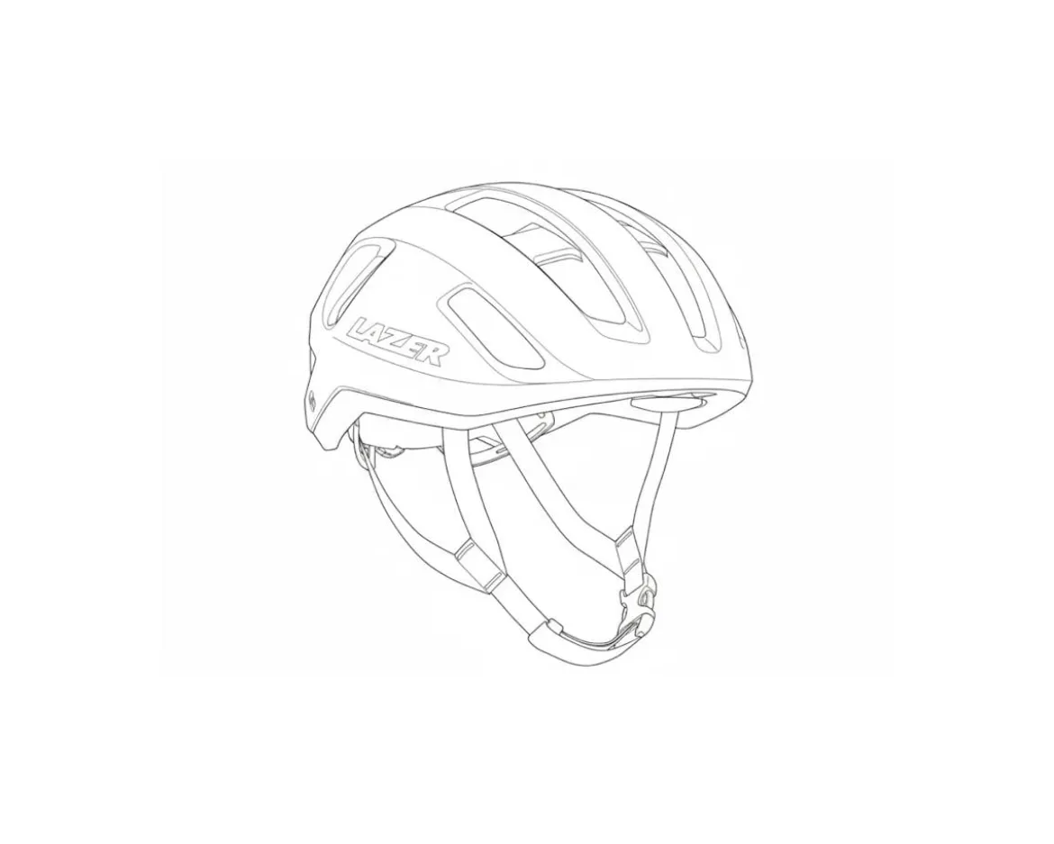 Lazer Sphere Kineticore Aero Helmet (White Silver) (S)