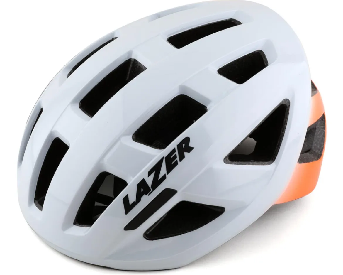 Lazer Tonic KinetiCore Helmet (Matte White/Flash Orange) (L)