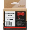 Lazer Universal Rechargeable Helmet LED Tail Light (Black) (40 Lumens)