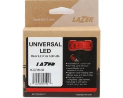 Lazer Universal Rechargeable Helmet LED Tail Light (Black) (40 Lumens)