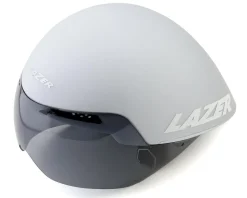 Lazer Volante KinetiCore TT/Tri Helmet (White/Silver) (S)