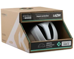 Lazer Vento KinetiCore Road Helmet (Pure White) (M)