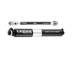 Lezyne ABS Pressure Drive Mini Frame Pump (Black/Polished Silver) (S)