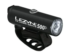Lezyne Classic Drive 500+ Front Headlight (Black) (500 Lumens)