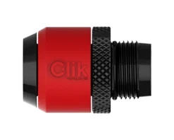 Lezyne Clik Chuck Head Tip (Black/Red) (Fits Standard and ABS-1 Pro Chucks)
