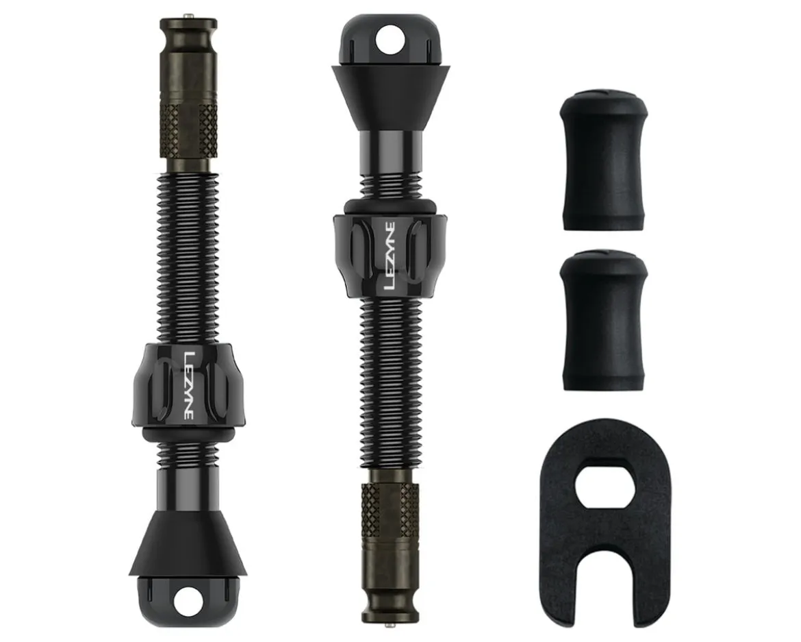 Lezyne Clik Tubeless Ready Valve Pro (Black) (44mm)