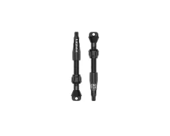 Lezyne CNC Tubeless Ready Presta Valves Pro (Black) (Pair) (44mm)