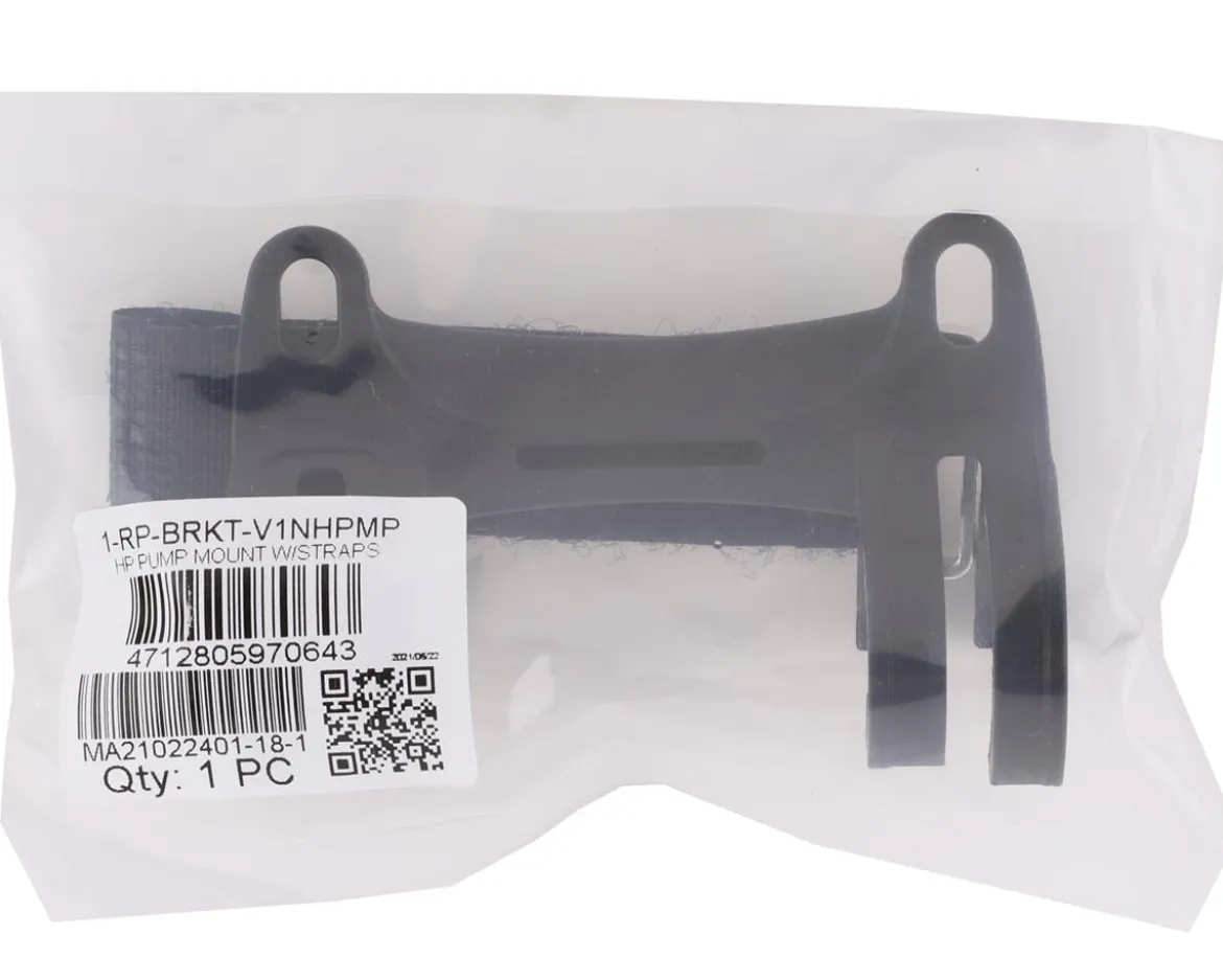 Lezyne Composite Matrix Bracket Mount w/ Straps (Black) (For All HP Pumps)