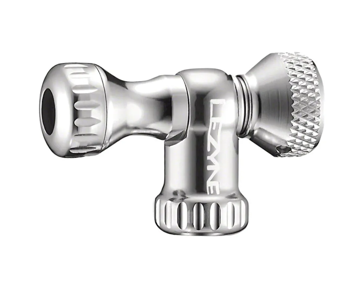 Lezyne Control Drive CO2 Inflator (Silver) (Head Only)
