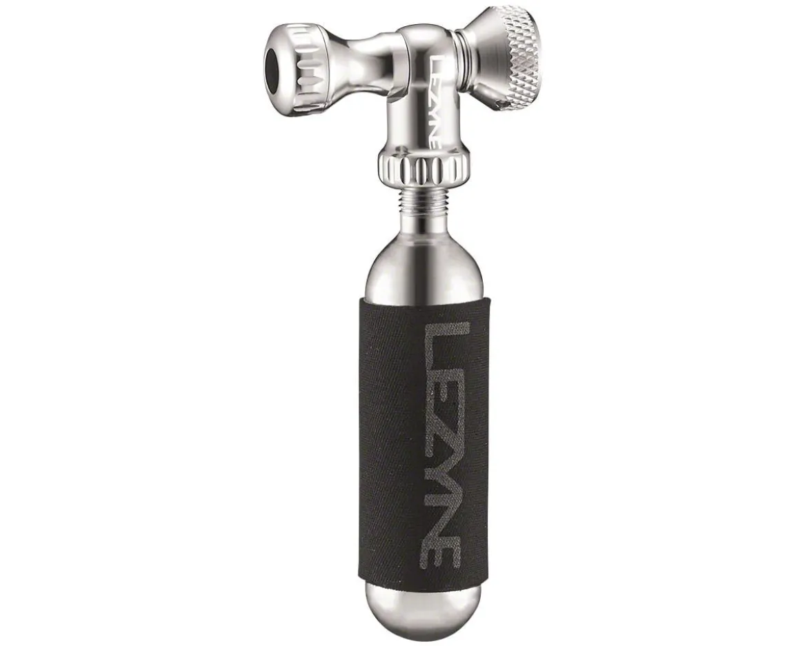 Lezyne Control Drive CO2 Inflator (Silver) (w/ 16g Cartridge)