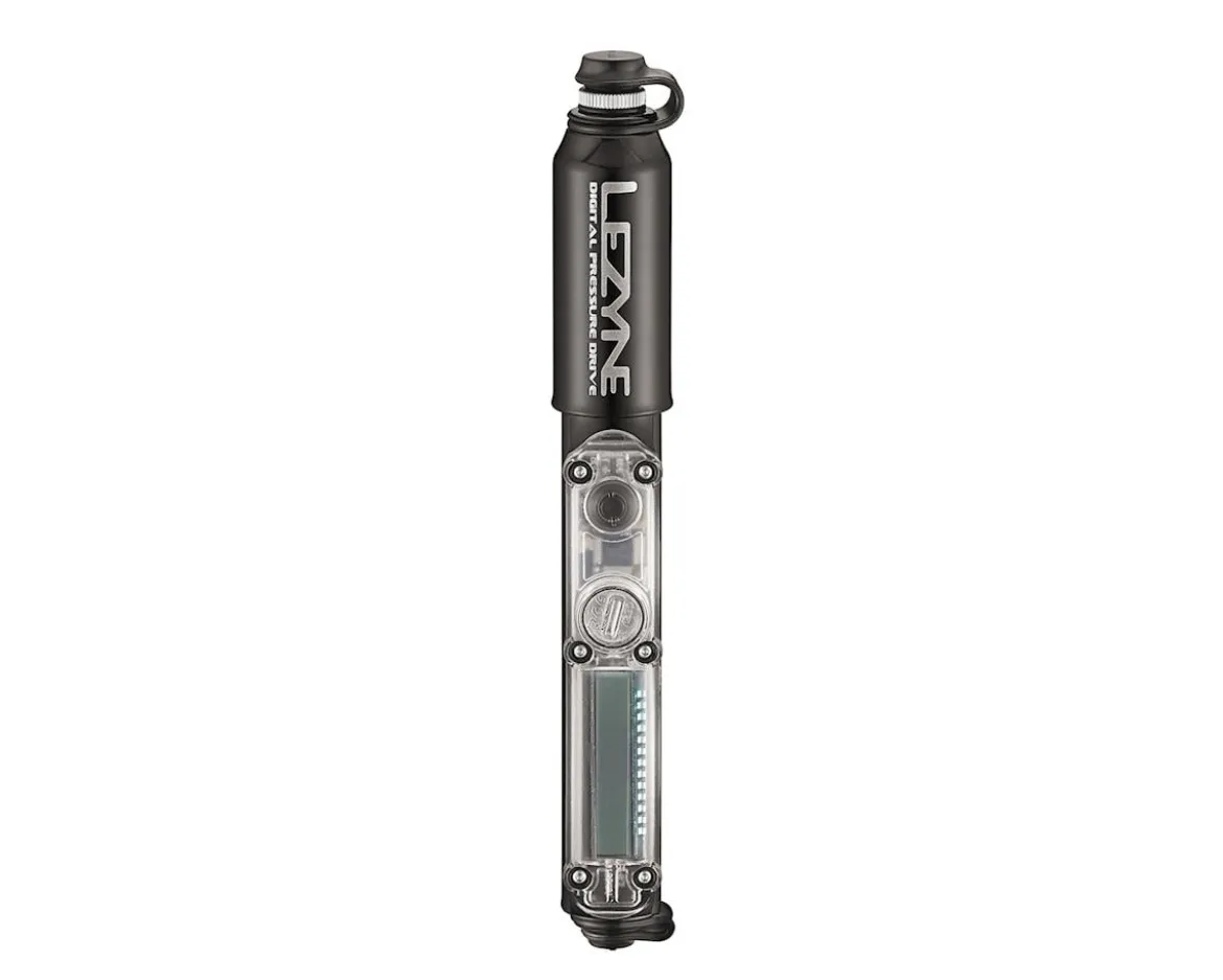 Lezyne Digital Pressure Drive Mini Pump (Black)
