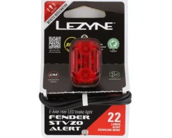 Lezyne E-Bike Fender STVZO Alert Tail Light (Black) (22 Lumens)