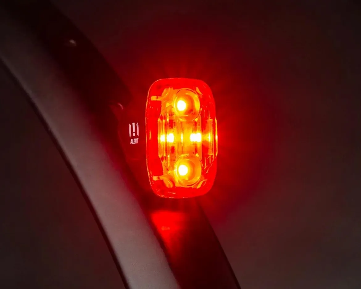 Lezyne E-Bike Fender STVZO Alert Tail Light (Black) (22 Lumens)