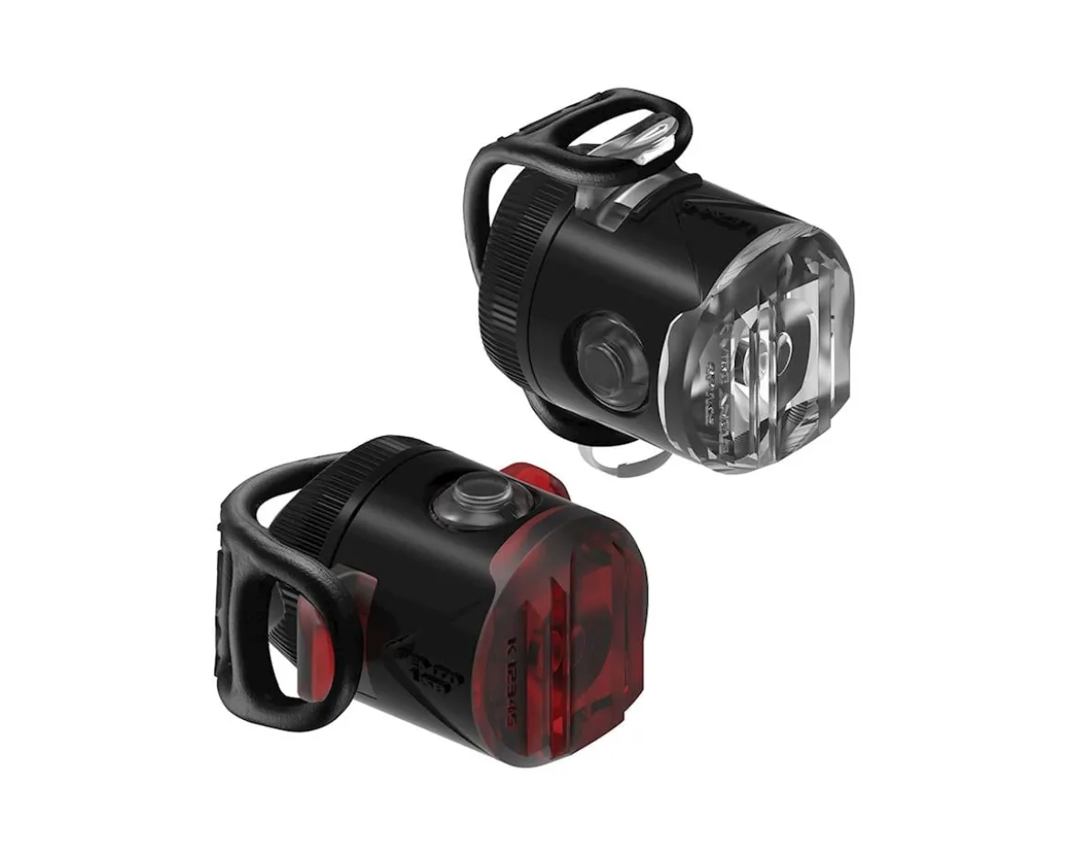 Lezyne Femto USB Drive Headlight/Tail Light Set (Black)