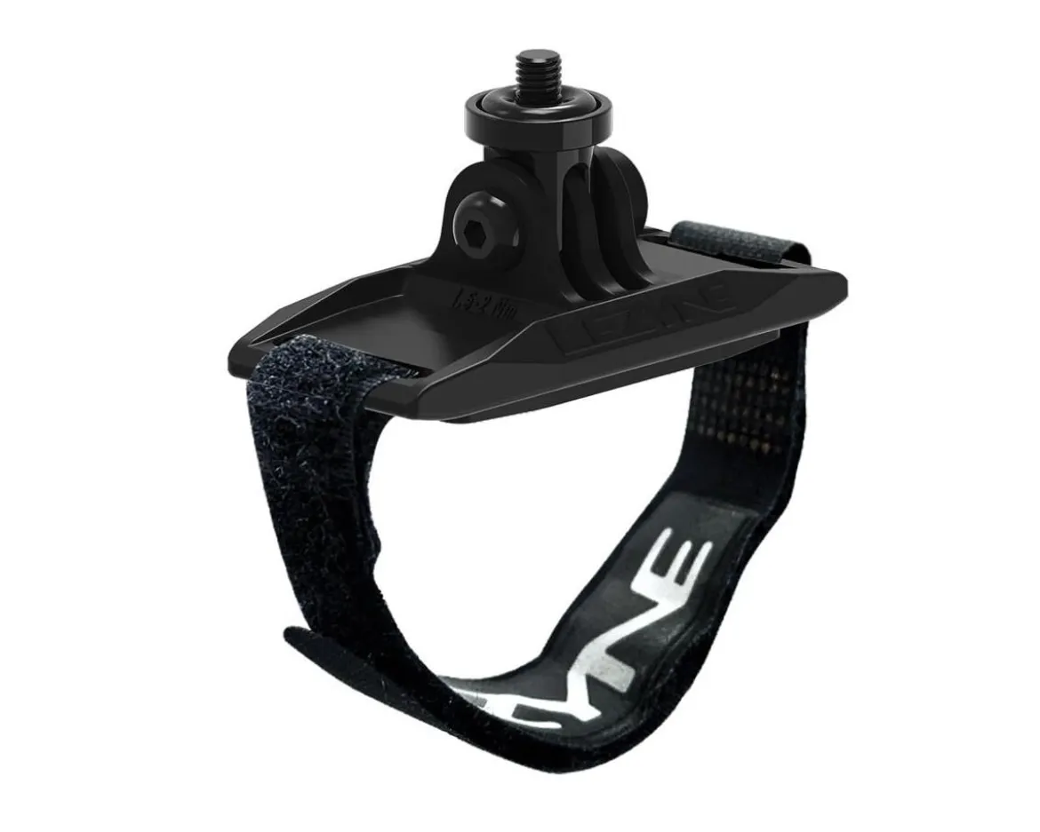 Lezyne GoPro-Style LED Headlight Helmet Mount (Black)