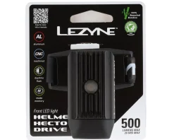 Lezyne Hecto Drive 500XL Helmet Mount Headlight (Black) (500 Lumens)
