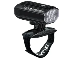 Lezyne Helmet Micro Drive Pro 1000+ Front Headlight (Black) (1000 Lumens) (W/ GoPro Style Helmet Mount)