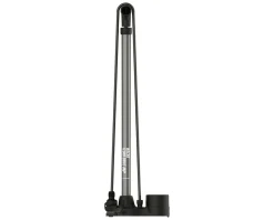 Lezyne Macro HP Floor Drive Floor Pump (Flat Grey) (Dual Valve Pump Head) (Presta/Schrader Valve Compatible)