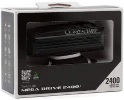 Lezyne Mega Drive 2400+ Front Headlight (Black) (2400 Lumens)
