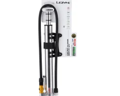 Lezyne Micro Floor Drive HV Pump (Silver) (High Volume)