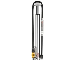Lezyne Micro Floor Drive HPG Pump (Silver) (High Pressure w/Gauge)