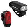 Lezyne Mini Drive 400XL/KTV Drive Pro+ Headlight/Tail Light Set (Black)