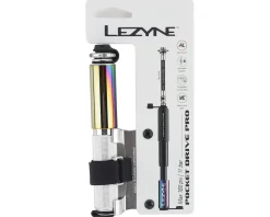 Lezyne Pocket Drive Pro Mini Pump (Neo Metallic/Silver)