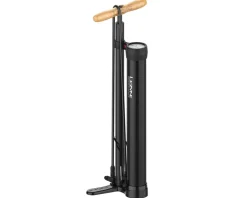 Lezyne Pressure Over Drive Floor Pump (Black) (Analog Gauge)