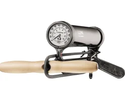 Lezyne Pressure Over Drive Floor Pump (Black) (Analog Gauge)